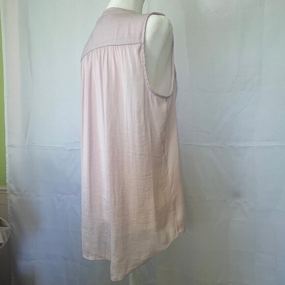 Vince Camuto Shirred High/Low Tank Blouse - Picture 4 of 10